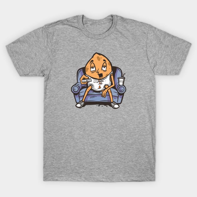 Couch Potato Watching TV T-Shirt by SLAG_Creative